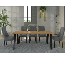 Jedálenský stôl KOBALT, Dub lancelot