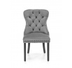 Jedálenská stolička MIYA, sivá velvet