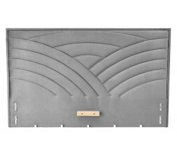 Posteľ MODULO W3 160 - Čelo postele, Sivý Monolith 85