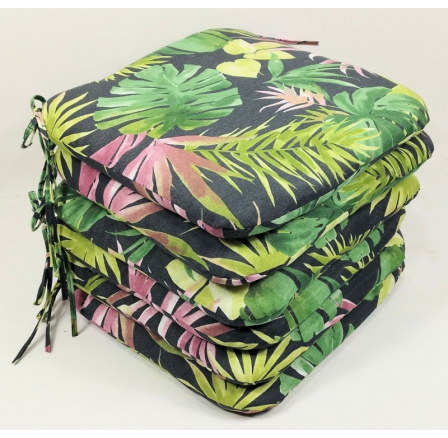 Sedák 40x40 cm látka monstera - set 6 kusov Sedák 40x40 cm látka monstera - set 6 kusov