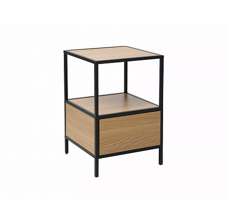 Nočný stolík GEO S, Dub/Čierny