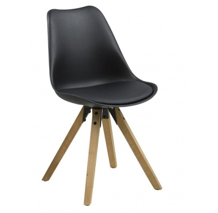 Stolička Dima čierna / dub