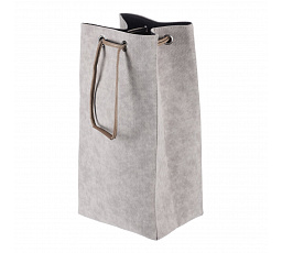 Koš látkový - skládací, stahovací, cappuccino