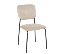 Stolička velvet béžová K19-FXJG