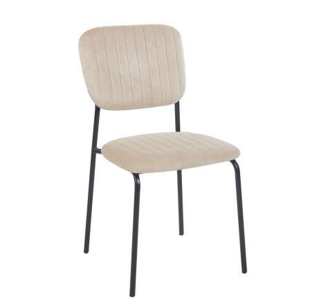 Stolička velvet béžová K19-FXJG