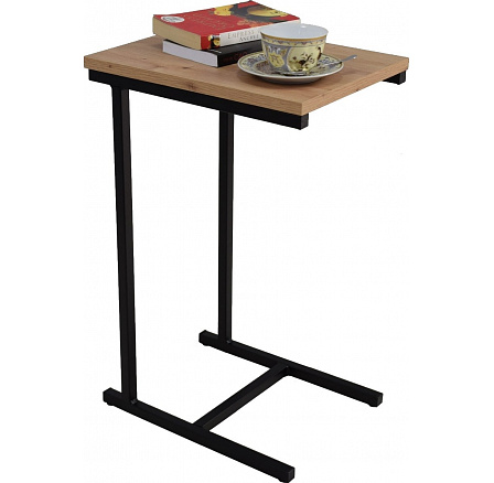 Odkladací stolík Loft II – v rôznych farbách – dub Artisan, čierny mat Odkladací stolík Loft II – v rôznych farbách – dub Artisan, čierny mat