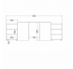 Čelo postele SIMPLICITY 133, Jackson hickory