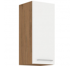 Kuchynská skrinka VEGA 30G72-1F, Dub lancelot/Biely lesk