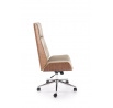 Kancelárske kreslo WEBSTER, Orech/Béžová
