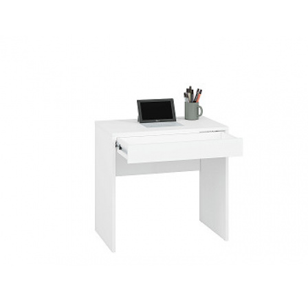 KALEVI 01 - Písací stôl , laminát biely matný (ML) (KENDO 01=1PACK) (K150)NOVINKA
