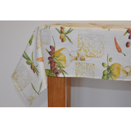 Obrus 90x90 s motívom olív