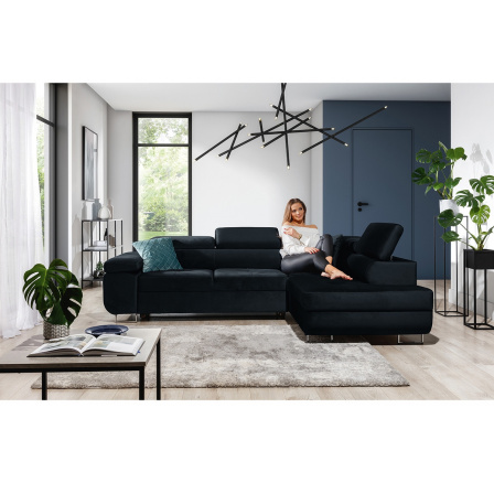 Moderná rohová pohovka Annabelle do obývačky Monolit 79 Bočná pravá