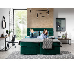 Boxspring posteľ SOFTY 160x200 cm, Monolit 37