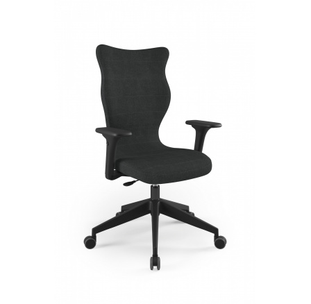 Kancelárske otočné kreslo NERO , čierne Deco 17 veľkosť 7