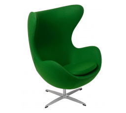Kreslo Vajce zelený kašmír 20 Premium