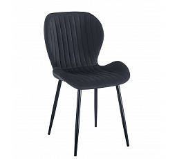 Stolička velvet čierna K1-FX