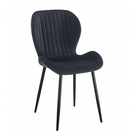 Stolička velvet čierna K1-FX Stolička velvet čierna K1-FX