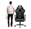 Textilné herné kreslo Player 2.0 King Size čierne