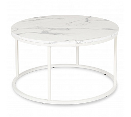 Stolík AGNES MAX Biely Mramor