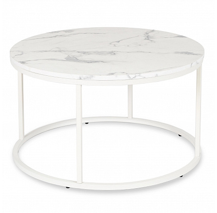 Stolík AGNES MAX Biely Mramor