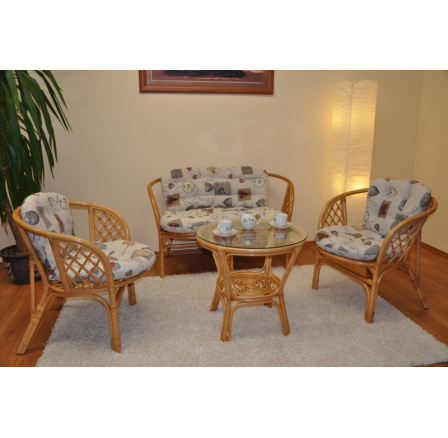 Vankúše pre súpravu Bahama s motívom srdca LOVE