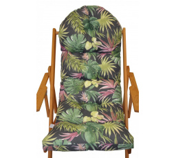 Vankúš na ležadlo z látky monstera