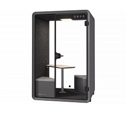 Kabína Medium Booth Čierny-Sivý ST