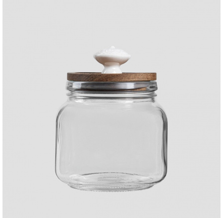 Kontajner NOBU s dekoratívnou bielou úchytkou 0.75 l 742651