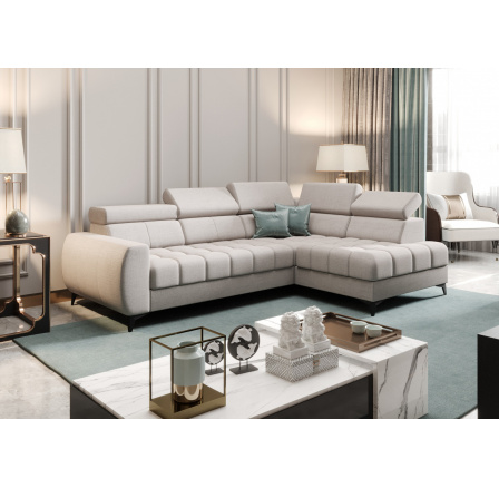Rohová sedacia súprava PORTO MINI 170X255 cm - sivá, pravá Rohová sedacia súprava PORTO MINI 170X255 cm - sivá, pravá