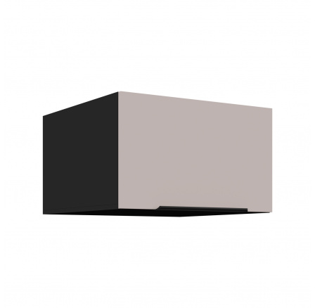 Horná skrinka ARONA - 60 NAGU-36 1F, Čierna mat/Kašmír