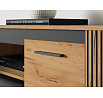TV stolík URSO 08, dub Craft zlatý / čierna