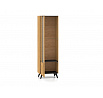 Vitrína TOSCANIA 02 ľavá, dub Baltic Dune / čierny jaseň Portland