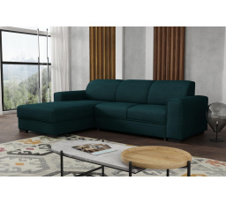 Rohová sedacia súprava Lubor L tyrkysová