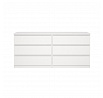 Komoda SIMPLICITY 232, Biely lesk
