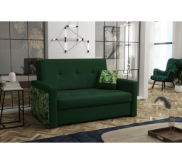 Vivian Mel III rozkladacie kreslo tmavé.zelená/džungľa