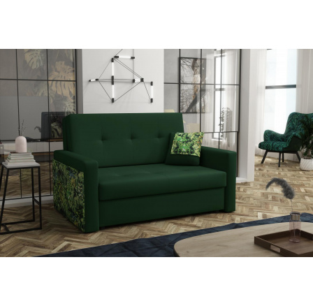 Vivian Mel III rozkladacie kreslo tmavé.zelená/džungľa