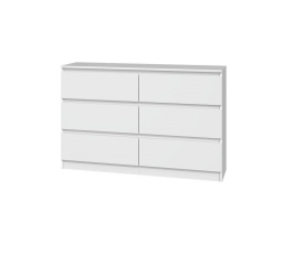 Komoda MALVÍNA M6 120, Biela