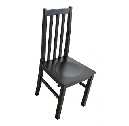 BOSANOVA 10D (BOSS 10D)- jedálenská stolička drevo čierna - celodrevený sedák - kolekcia "DRE" (K150-Z)