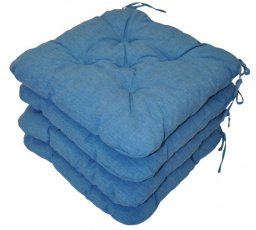 Vankúš na sedenie UNI Maxi tyrkysový - sada 4 ks