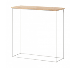 Konzola Milan Biela+Dub Lancelot