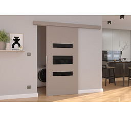 Drzwi przesuwne naścienne DESIO 96 Kaszmir+Kaszmir