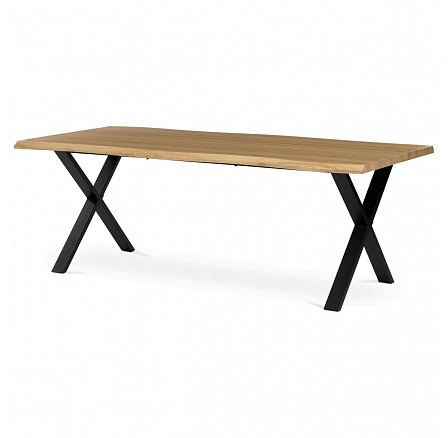 Jídelní stůl 210x100cm, mdf, divoký dub, HT-F4321 OAK Jídelní stůl 210x100cm, mdf, divoký dub, HT-F4321 OAK
