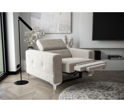 Kreslo TOSCANIA, relax - béžová