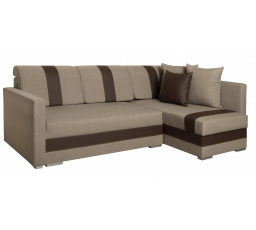 Rohová sedacia súprava Alba P Inari 26/Eko hnedá