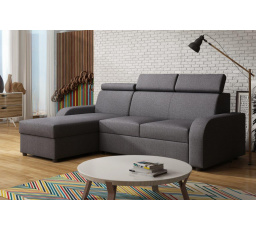 Rohová sedacia súprava Norway UNI OTO-2F tm.sivá