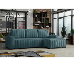 Rohová sedacia súprava Hakim P - manila38/tyrkysová