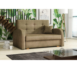 Hnedé rozkladacie kreslo Vivian Gold II