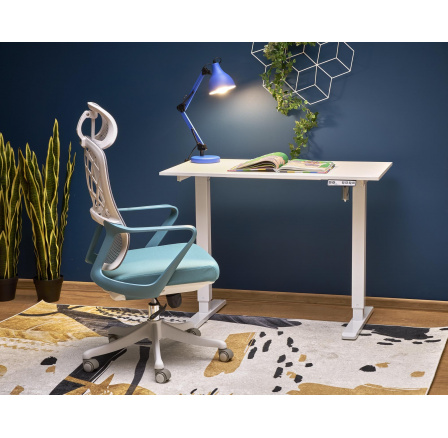 Písací stôl B53, biely