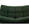 Jedálenská stolička K332 VELVET, Tmavozelený Bluvel 78/Čierna