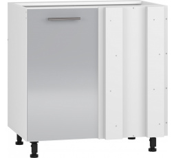 Kuchynská dolná skrinka VENTO DN-100/82, svetlosivá/biela